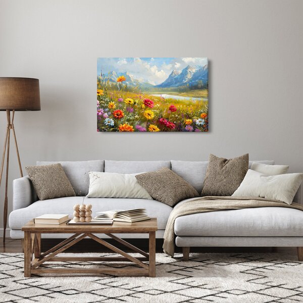 Tablou - Peisaj pictat (90x60 cm)