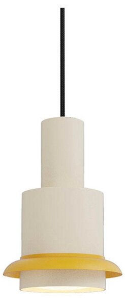 Chaumont Lustră Pendul Ø15xH22 White/Yellow