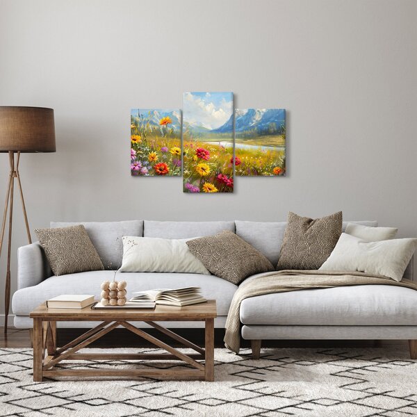 Tablou - Peisaj pictat (90x60 cm)