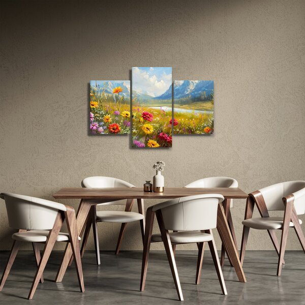 Tablou - Peisaj pictat (90x60 cm)