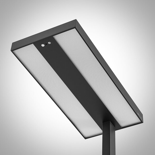 Arcchio Lampadar LED Logan Pro, negru, senzor, dimabil, reglabil, Negru, Studiu / Birou, Aluminiu, Modern