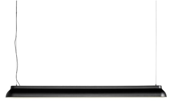 Lustră Pendul HAY, PC Linear, reglabil, Negru, Bucătărie, Metal, Design