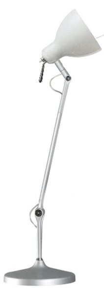 Luxy T1 Lampă de Masă Aluminium cu Matte White - Rotaliana
