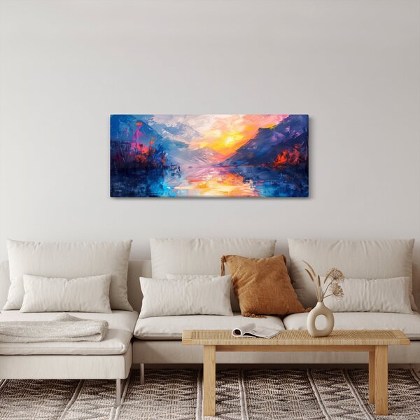Tablou - Pictura peisajului (120x50 cm)