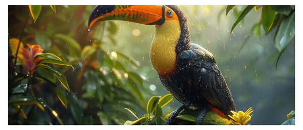 Tablou - Tukan (120x50 cm)