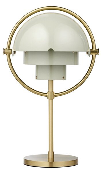 Lampă de masă GUBI, Multi-Lite, reglabil, Auriu / Alamă, Camera de zi, Metal, Design