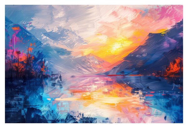 Tablou - Pictura peisajului (90x60 cm)