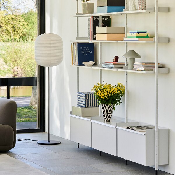 Lampadar HAY, Common, Negru, Camera de zi, Metal, Design