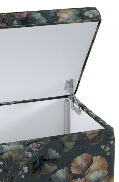 Ladă tapițată culoare multicolor Țesătură împletitură, cu model