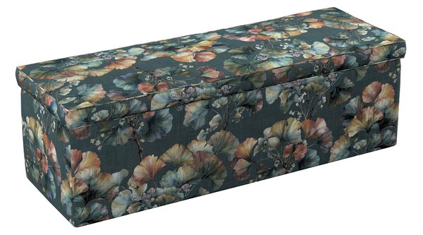 Ladă tapițată culoare multicolor Țesătură împletitură, cu model