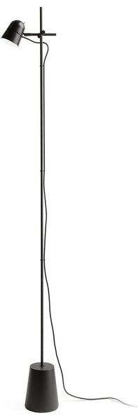 Lampadar Luceplan, Counterbalance, reglabil, Negru, Camera de zi, Metal, Design