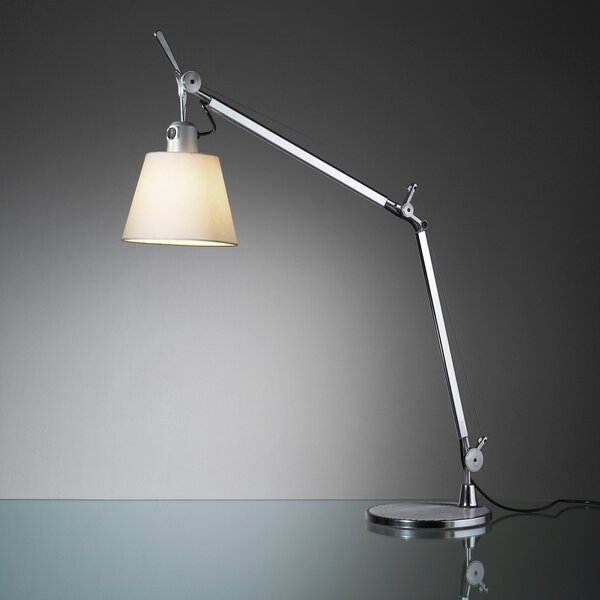 Lampă de masă Artemide, Tolomeo Basculante, Metalic, Studiu / Birou, Metal, Design