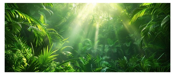 Tablou - Pădurea tropicală (120x50 cm)