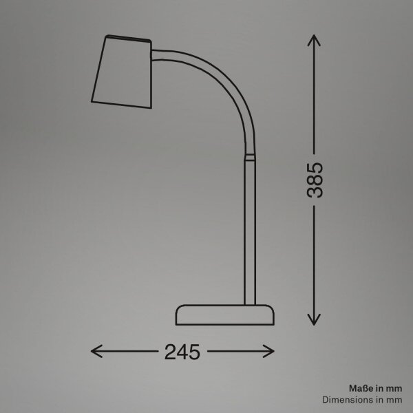 Briloner 7476-011 - Lampă de masă SKRIVA 1xGU10/9W/230V bej