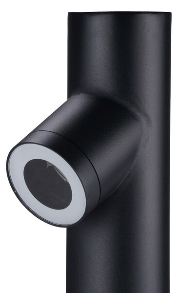 Lindby Lolani aluminiu bornă luminoasă 1 bec 60 cm, Negru, Metal, Modern