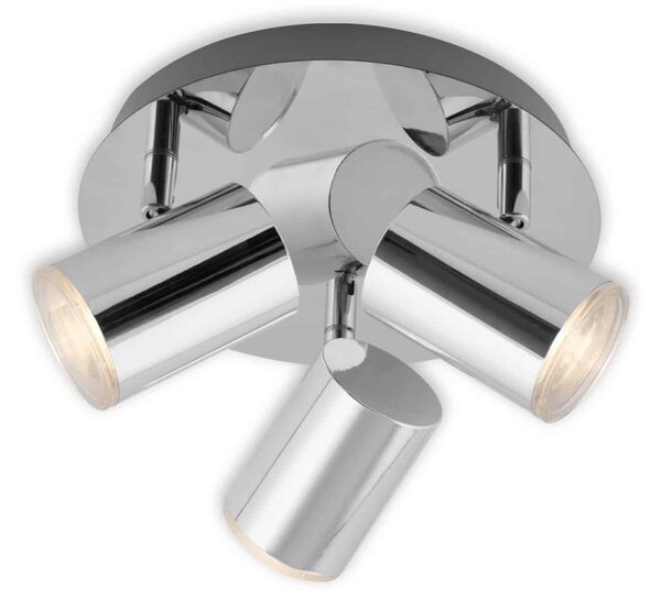 Briloner 2731-038 - Corp de iluminat tip spot CUP 3xGU10/5W/230V, crom lucios
