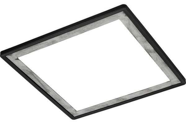 Briloner 7457-414 - Plafonieră LED SLIM 18W/230V 4000K 29x29 cm neagră