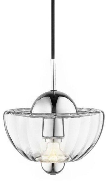 Lustră Pendul DESIGN BY US, Lotus, reglabil, Transparent, Camera de zi, Sticlă, Design