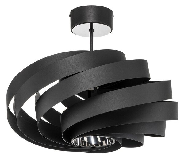 Plafoniere Domiluce, Vento, reglabil, Negru, Camera de zi, Metal, Modern