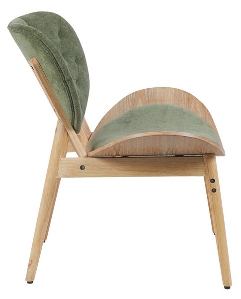 Scaun, Udalle, Verde masliniu, 77x70x81 cm