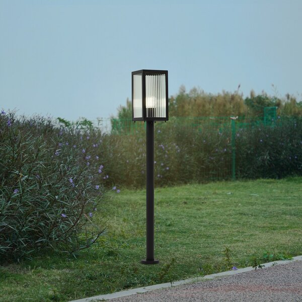 Lampă de Exterior Lindby, Bolgar, reglabil, Negru, Terasă, Metal, Modern