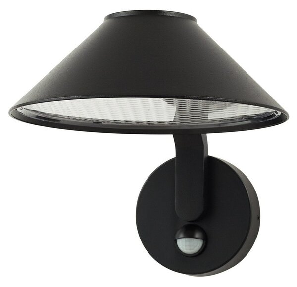 Lămpi de exterior Lindby, Capelo, Negru, Balcon, Aluminiu, Modern