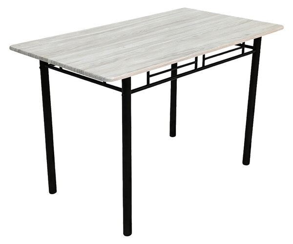 Set masa si scaune dining 5 buc. Roza, Stejar, 110x60x90 cm