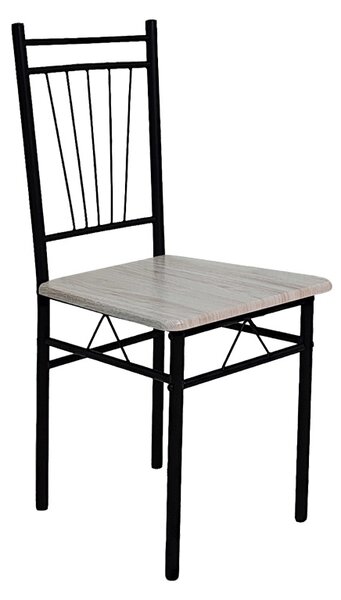 Set masa si scaune dining 5 buc. Roza, Stejar, 110x60x90 cm