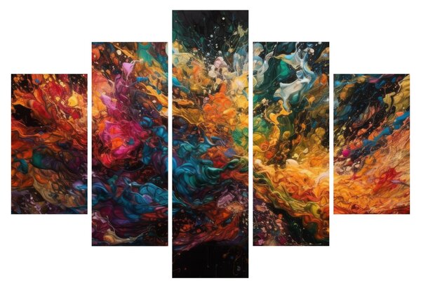 Tablou - Abstracția culorilor II. (150x105 cm)