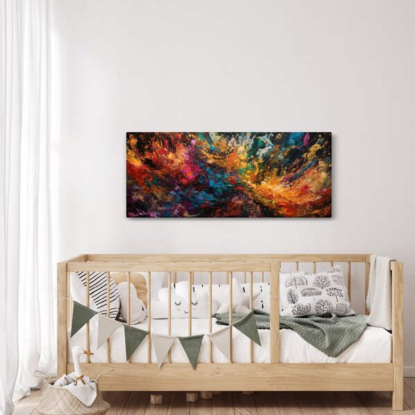 Tablou - Abstracția culorilor II. (120x50 cm)