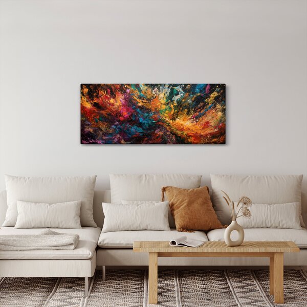 Tablou - Abstracția culorilor II. (120x50 cm)