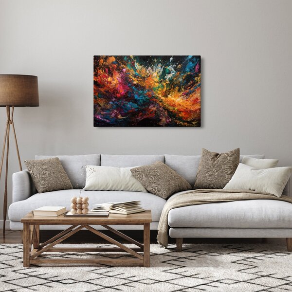 Tablou - Abstracția culorilor II. (90x60 cm)