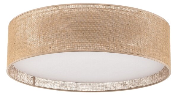 Plafoniere TK Lighting, Juta, reglabil, Bej, Camera de zi, Țesătură / Textil