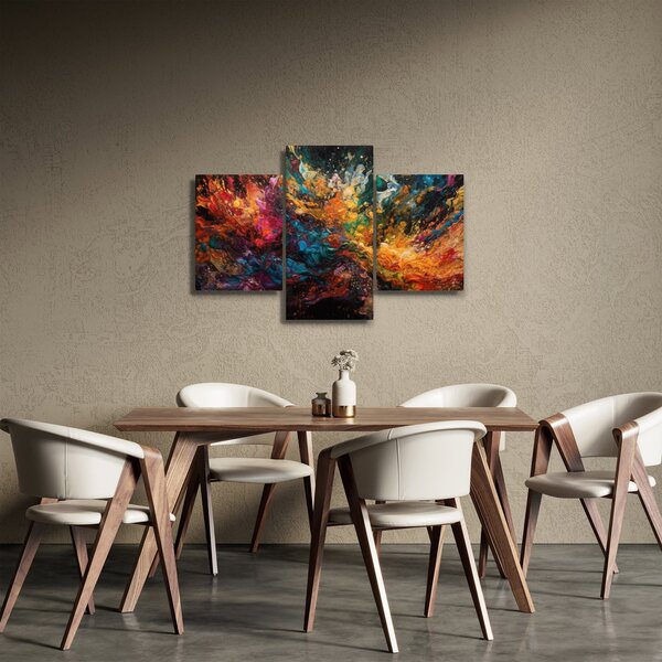 Tablou - Abstracția culorilor II. (90x60 cm)