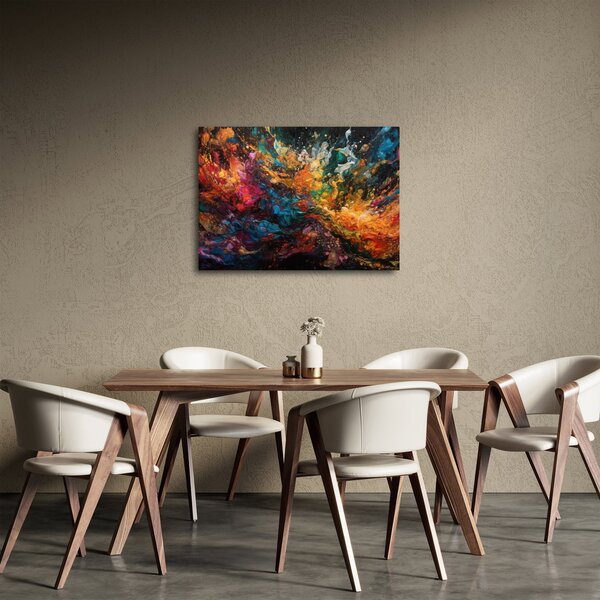 Tablou - Abstracția culorilor II. (70x50 cm)