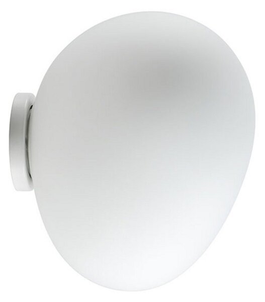 Lampă de perete Foscarini, Gregg MIDI, reglabil, Alb, Camera de zi, Sticlă, Design