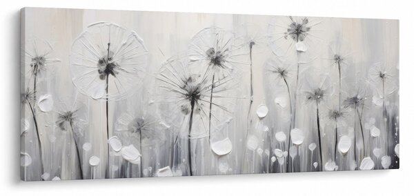 Tablou - Păpădii, pictură (120x50 cm)