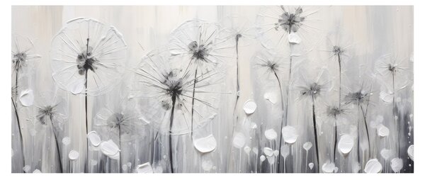 Tablou - Păpădii, pictură (120x50 cm)