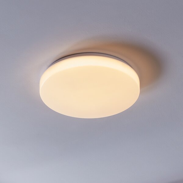 EGLO connect Totari-Z LED plafonieră cu LED, alb 38cm, reglabil, Alb, Camera de zi / sufragerie, Plastic