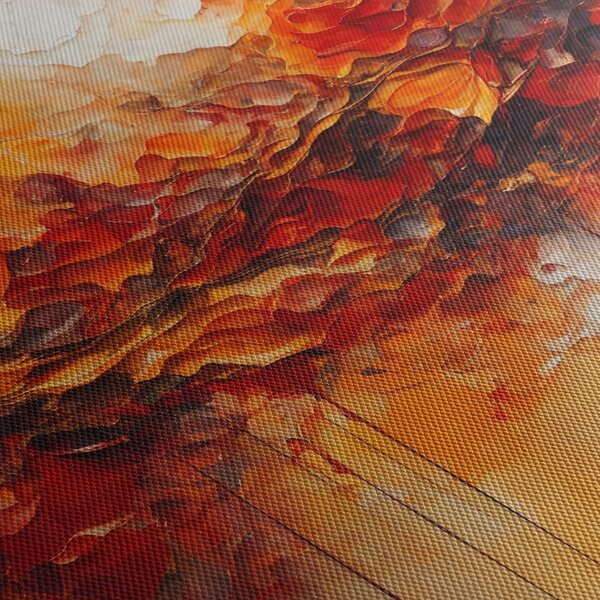 Tablou - Abstracție (cu ceas) (90x30 cm)