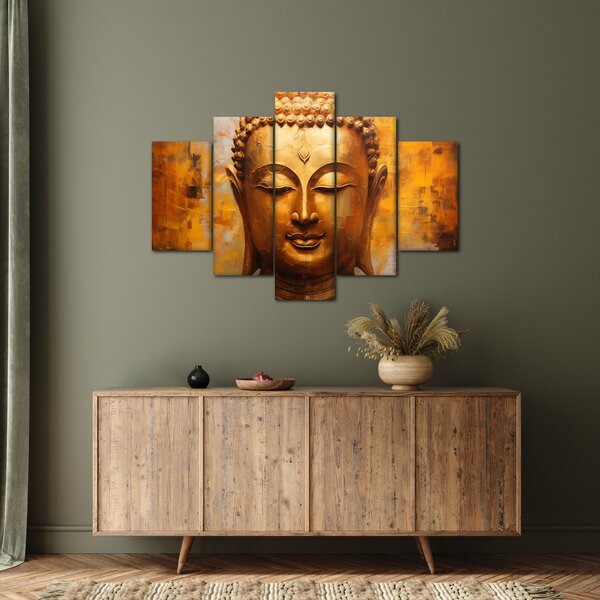 Tablou - Buddha, pictură în ulei (150x105 cm)