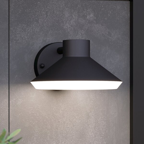 EGLO Ninnarella aplică LED de exterior, Negru, Metal, Modern