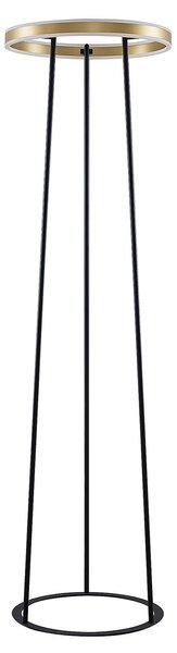 Lampadar Lucande, Seppe, reglabil, Negru, Camera de zi, Metal, Design