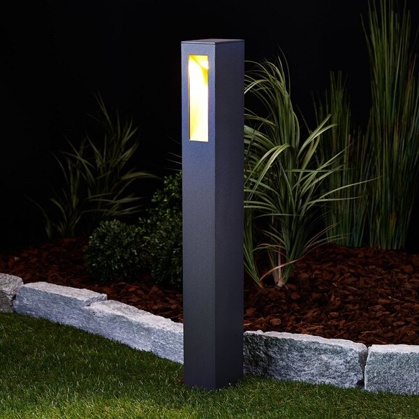 Lămpi de exterior Lucande, JENKE, Negru, Terasă, Metal, Modern