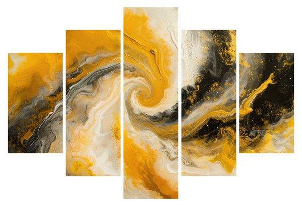 Tablou - Abstractizare în spirală (150x105 cm)