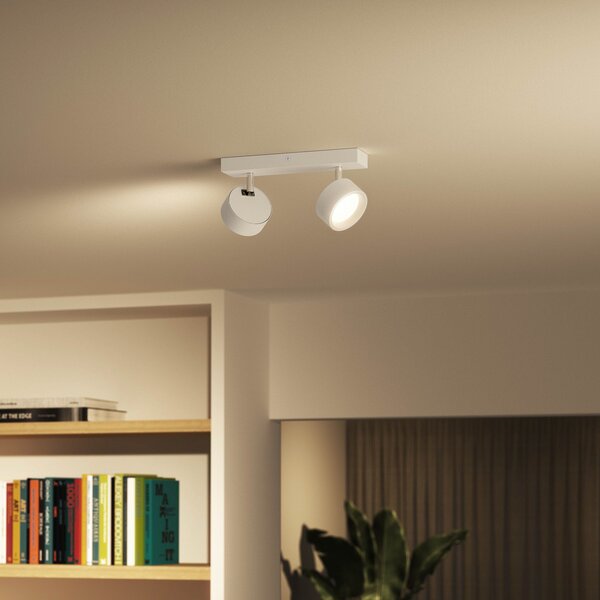 Plafoniere Philips, Bracia, Alb, Camera de zi, Metal, Modern