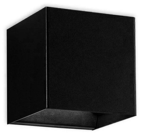 Lampă de perete Lodes, Negru, Zona coridorului, Aluminiu