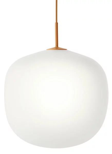 Lustră Pendul Muuto, Alb, Sala de mese, Sticlă