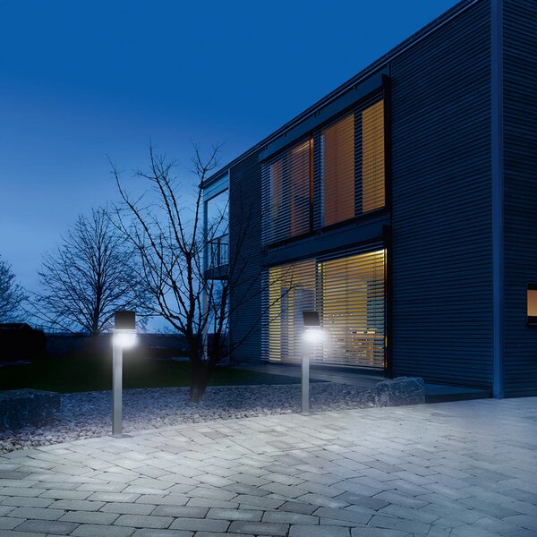 STEINEL XSolar GL-S Stand lampă solară LED argint, Gri, Metal, Modern