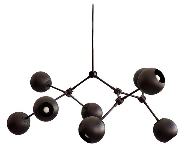Candelabre 101 COPENHAGEN, reglabil, Negru, Camera de zi, Metal, Modern